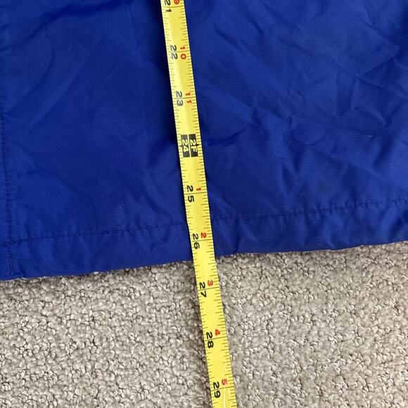 Nike Windbreaker Jacket 90s Red Blue Men Sz M Colorblock Full Zip Lightweight - Picture 7 of 13